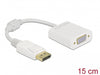 Delock 61007 Adapter Displayport 1.2 Male To Vga Female White