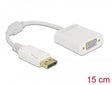 Delock 61007 Adapter Displayport 1.2 Male To Vga Female White