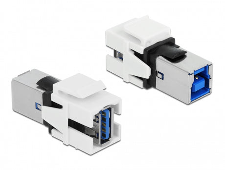 Delock 86394 Keystone Module Usb 3.0 A Female > Usb 3.0 B Female White