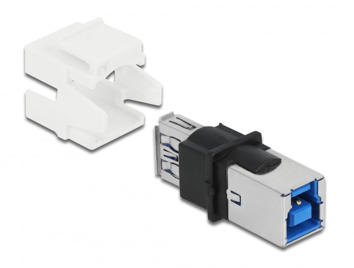 Delock 86394 Keystone Module Usb 3.0 A Female > Usb 3.0 B Female White