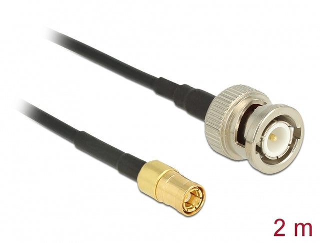 Delock 12497 Antenna Cable Bnc Plug > Smb Plug Rg-174 2 M