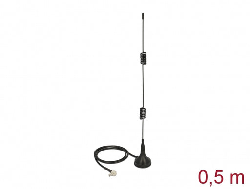 Delock 12480 Lte Antenna Ts-9 Plug 90° 2 - 3 Dbi Fixed Omnidirectional