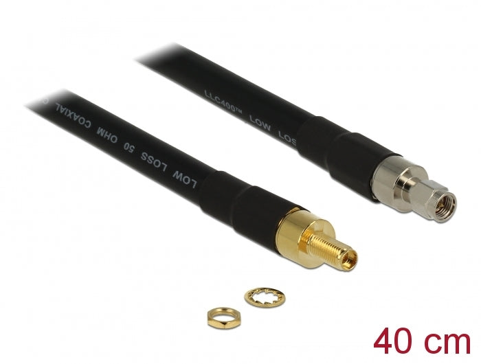 Delock 13004 Antenna Cable Sma Plug > Sma Jack Cfd400 Llc400 0.4 M Low Loss