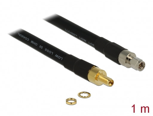 Delock 13005 Antenna Cable Sma Plug > Sma Jack Cfd400 Llc400 1 M Low Loss