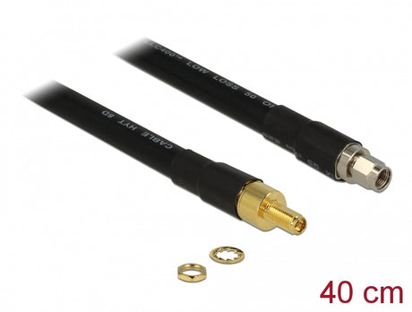 Delock 13012 Antenna Cable Rp-Sma Plug > Rp-Sma Jack Cfd400 Llc400 0.4 M