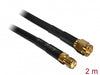 Delock 88443 Antenna Cable Sma Plug > Sma Jack Cfd/Rf200 2 M Low Loss