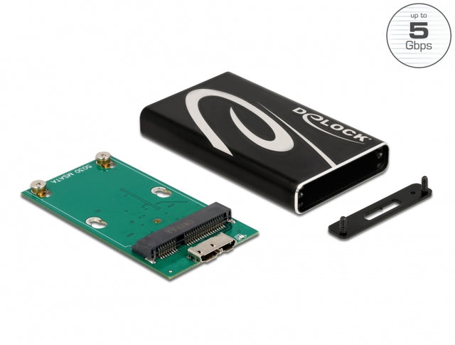 Delock 42006 External Enclosure Superspeed Usb For Msata Ssd