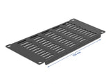 Delock 66841 10″ Network Cabinet Panel With Ventilation Slots Horizontal 3U