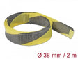 Delock 20752 Braided Sleeve Stretchable 2 M X 38 Mm Black-Yellow