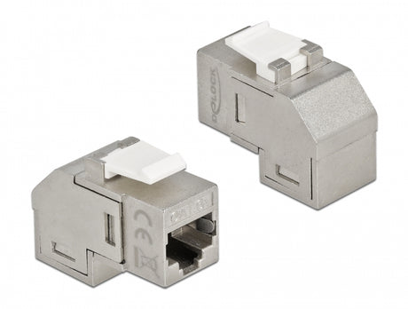 Delock 86997 Keystone Module Rj45 Jack To Rj45 Jack Cat.6A 90° Angled