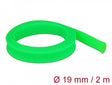 Delock 20744 Braided Sleeve Stretchable 2 M X 19 Mm Green