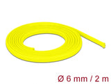 Delock 20740 Braided Sleeve Stretchable 2 M X 6 Mm Yellow