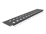 Delock 66837 19″ Keystone Patch Panel 24 Port 2U Black