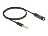 Delock 66074 Audio Extension Cable Stereo Jack 3.5 Mm 4 Pin Male To Female