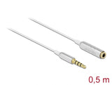 Delock 66072 Audio Extension Cable Stereo Jack 3.5 Mm 4 Pin Male To Female