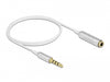 Delock 66072 Audio Extension Cable Stereo Jack 3.5 Mm 4 Pin Male To Female