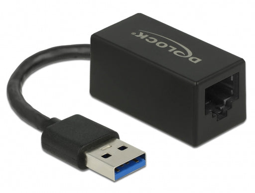 Delock 66039 Usb Type-A Adapter To Gigabit Lan Compact Black