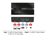 Delock 11492 Usb 2.0 Switch 2 Pc To 2 Devices