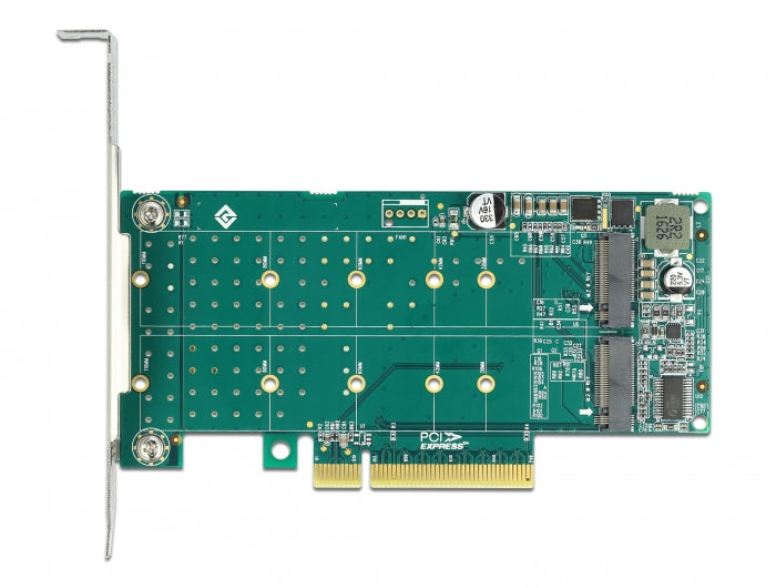 Delock 89045 Pci Express X8 Card To 2 X Internal Nvme M.2 Key M - Bifurcation