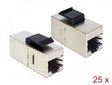 Delock 86626 Keystone Module Rj45 Jack > Rj45 Jack Cat.6 Compact 25 Pieces