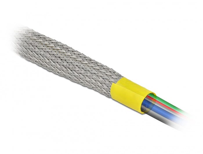 Delock 20788 Braided Sleeve For Emc Shielding Stretchable 2 M X 10 Mm