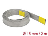 Delock 20789 Braided Sleeve For Emc Shielding Stretchable 2 M X 15 Mm