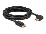 Delock 87069 Displayport Cable Male Straight To Male 90° Right Angled