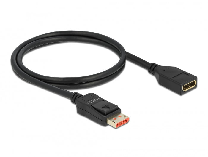 Delock 87070 Displayport Extension Cable 8K 60 Hz 1 M