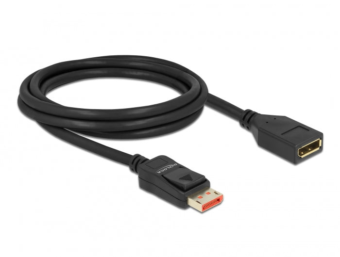 Delock 87071 Displayport Extension Cable 8K 60 Hz 2 M