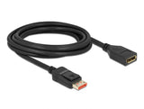 Delock 87072 Displayport Extension Cable 8K 60 Hz 3 M