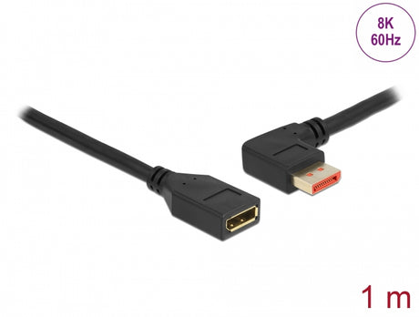 Delock 87073 Displayport Extension Cable Male 90° Left Angled