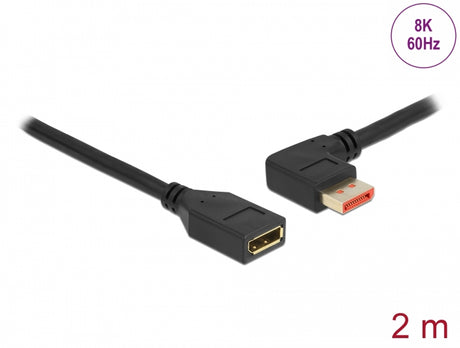 Delock 87075 Displayport Extension Cable Male 90° Left Angled