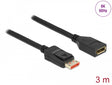 Delock 87072 Displayport Extension Cable 8K 60 Hz 3 M