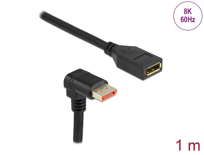 Delock 87087 Displayport Extension Cable Male 90° Downwards Angled