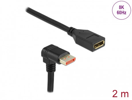 Delock 87091 Displayport Extension Cable Male 90° Downwards Angled