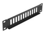 Delock 66802 10″ Fiber Optic Patch Panel 12 Port For Sc Duplex / Lc Quad 1U