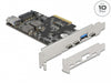 Delock 90060 Pci Express X4 Card To 3 X Usb Type-C + 2 X Usb Type-A