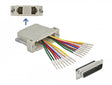 Delock 66835 D-Sub Hd 44 Pin Crimp Male To 2 X Rj45 Female