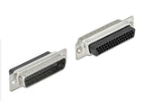 Delock 66835 D-Sub Hd 44 Pin Crimp Male To 2 X Rj45 Female