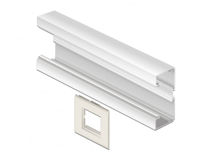 Delock 81315 Easy 45 Module Holder For Installation Trunking 85 X 80 Mm