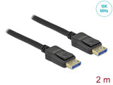 Delock 80262 Displayport Cable 10K 60 Hz 54 Gbps Abs Housing 2 M