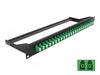 Delock 43387 19″ Fibre Patch Panel 24 Port Lc Duplex Green