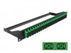 Delock 43393 19″ Fibre Patch Panel 24 Port Sc Duplex Green