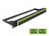 Delock 43397 19″ Fibre Patch Panel 24 Port Sc Duplex Limegreen