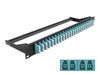 Delock 43401 19″ Fibre Patch Panel 24 Port Lc Quad Aqua