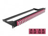 Delock 43403 19″ Fibre Patch Panel 24 Port Lc Quad Violet