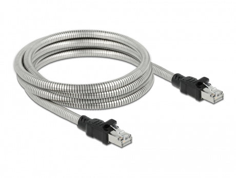 Delock 80111 Rj45 Cable Cat.6A U/Ftp With Metal Jacket 5 M