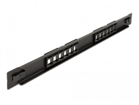 Delock 66821 19″ Keystone Patch Panel 12 Port Tool Free