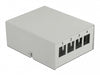 Delock 43407 Keystone Patch Panel 4 Port Grey