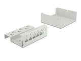 Delock 43410 Keystone Patch Panel 6 Port Grey